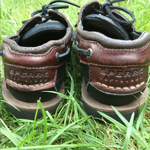 Sperry | Top Sider Brown Leather Boat Shoes - Picture 2 of 5
